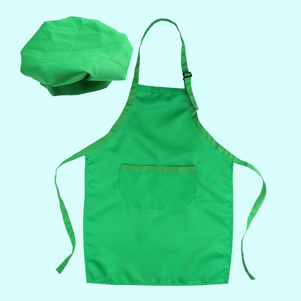 2 Pcs Kids Apron Hat Set Children Cooking Sleeve Baking Painting Green Easy Clean Fun Role Play Chef Playset Toy
2 Pcs Kids Apron Hat Set Children Cooking Sleeve Baking Painting Green Easy Clean Fun Role Play Chef Playset Toy