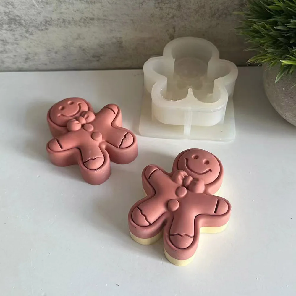 1pc 3D Gingerbread Silicone Mold Transparent Cake Pan Mold Household Christmas Baking Cake Supplies 7x3.2cm
1pc 3D Gingerbread Silicone Mold Transparent Cake Pan Mold Household Christmas Baking Cake Supplies 7x3.2cm