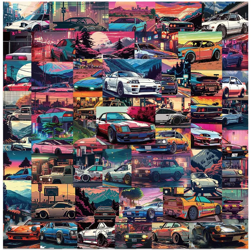 50pcs Cool Cartoon Supercar Racing JDM Stickers For Laptop Water Bottle Luggage Notebook Waterproof Graffiti Vinyl Decals
50pcs Cool Cartoon Supercar Racing JDM Stickers For Laptop Water Bottle Luggage Notebook Waterproof Graffiti Vinyl Decals
