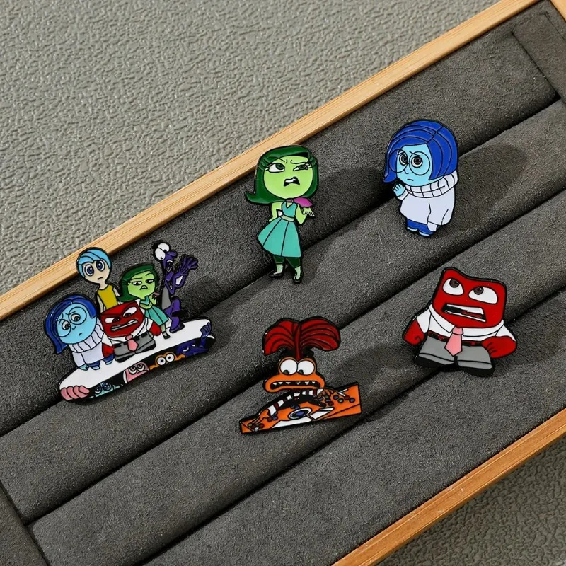 Inside Out Enamel Brooch Cartoon Character Joy Sad Anger Metal Badge Backpack Clothing Pin Women's Fashion Jewelry Accessories
Inside Out Enamel Brooch Cartoon Character Joy Sad Anger Metal Badge Backpack Clothing Pin Women's Fashion Jewelry Accessories