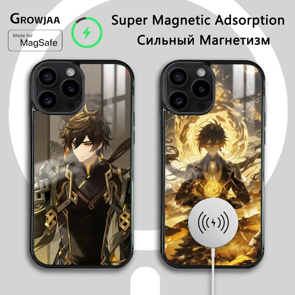 Genshin Impact Z-Zhongli Phone Case For iPhone 16 15 14 13 12 11 Pro Max Plus Mini Magsafe Mirror Wireless Magnetic Cover
Genshin Impact Z-Zhongli Phone Case For iPhone 16 15 14 13 12 11 Pro Max Plus Mini Magsafe Mirror Wireless Magnetic Cover