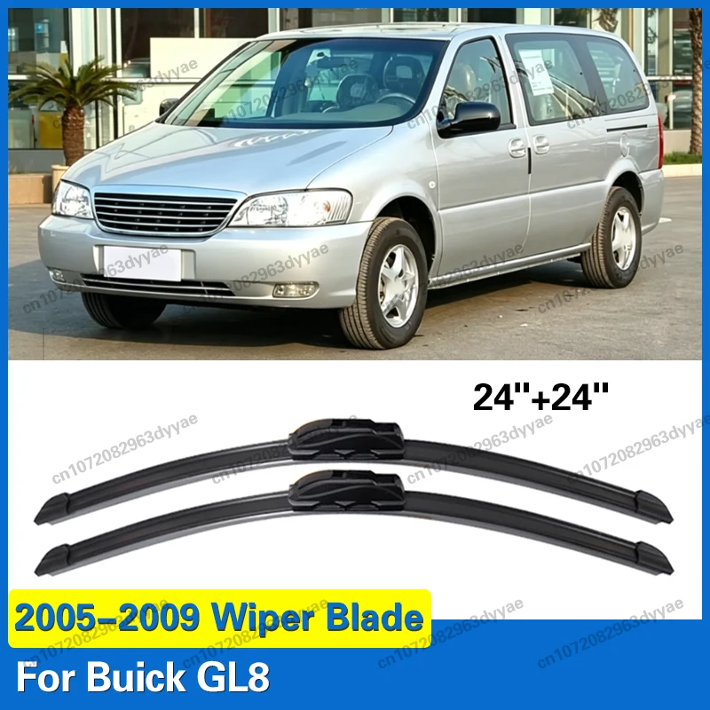 2PCS Car Front Windshield Wiper Blade For Buick GL8 2005 - 2009 Windscreen Window Rain Brushe Accessories 24"+24"
2PCS Car Front Windshield Wiper Blade For Buick GL8 2005 - 2009 Windscreen Window Rain Brushe Accessories 24"+24"