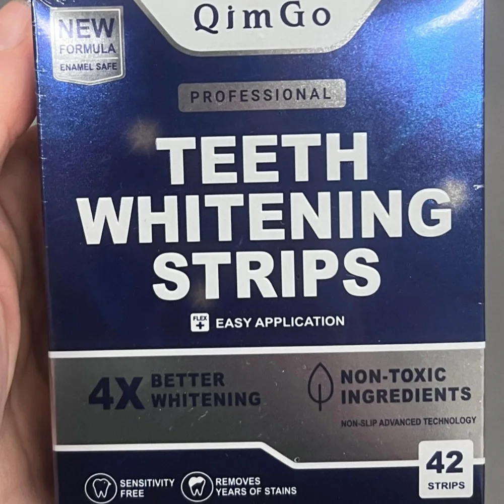 14/28/42 шт. Профессиональные отбеливающие полоски QimGo для зубов: легкое применение, нетоксичные, удаляют желтые пятна, патчи для ухода за зубами
14/28/42 шт. Профессиональные отбеливающие полоски QimGo для зубов: легкое применение, нетоксичные, удаляют желтые пятна, патчи для ухода за зубами