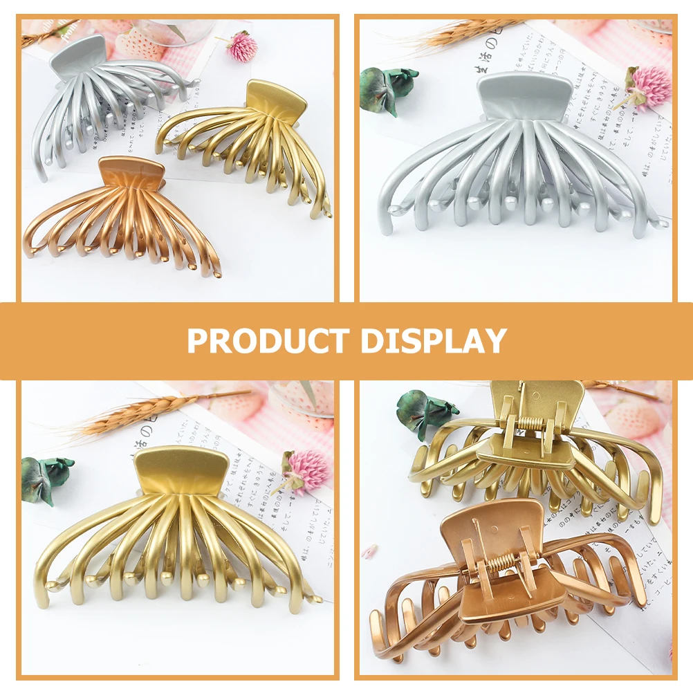 4Pcs Extra Large Claw Hair Clips Durable Jumbo Claw Clips for Thick Hair Women Accessories Perfect Wash Face Exercise Cook
4Pcs Extra Large Claw Hair Clips Durable Jumbo Claw Clips for Thick Hair Women Accessories Perfect Wash Face Exercise Cook