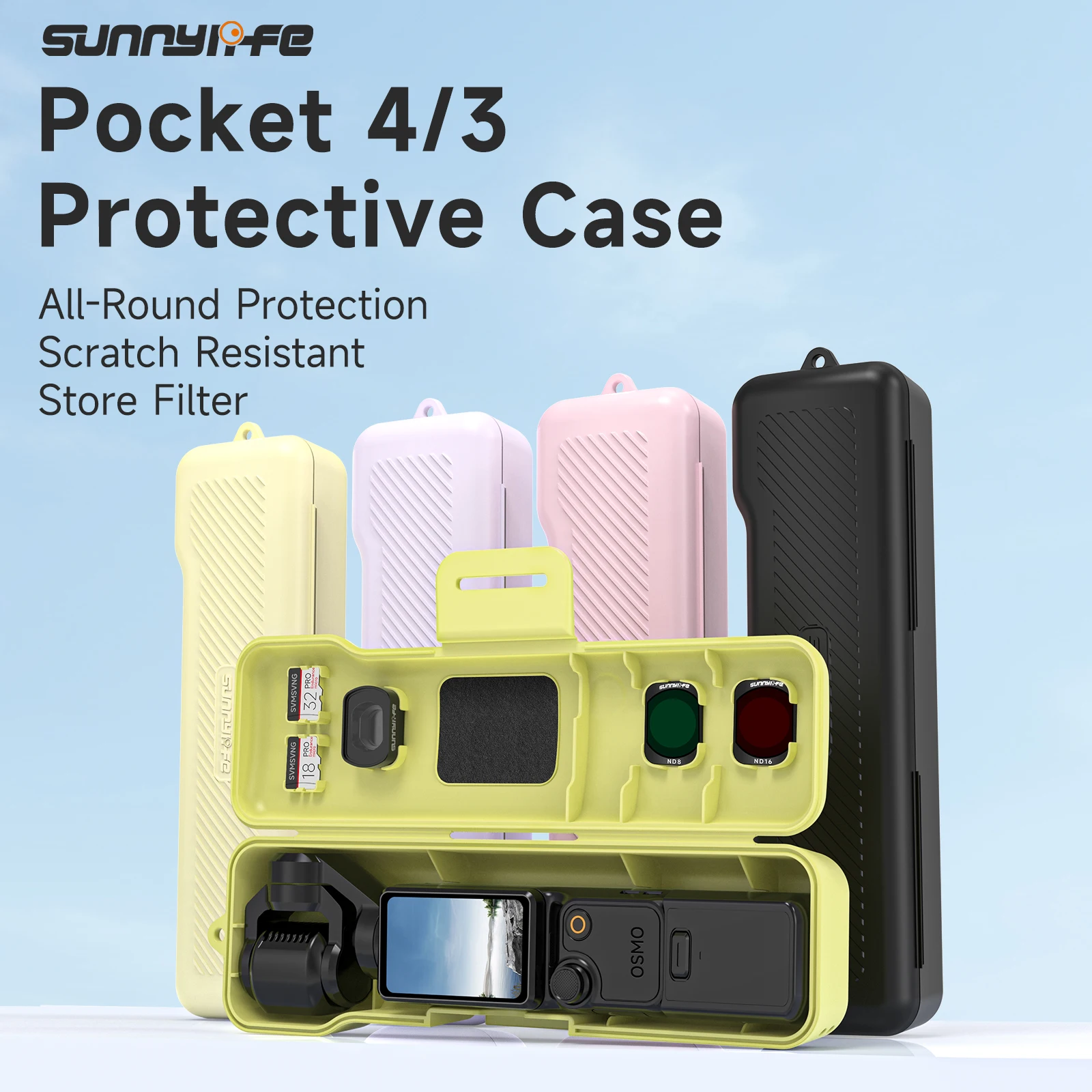 Travel Case for Dji Osmo Pocket 4 Creator Combo Accessories with 3 Magnetic Cpl/Nd Filter Storage Slots and 2 Storage Card Slots
Travel Case for Dji Osmo Pocket 4 Creator Combo Accessories with 3 Magnetic Cpl/Nd Filter Storage Slots and 2 Storage Card Slots