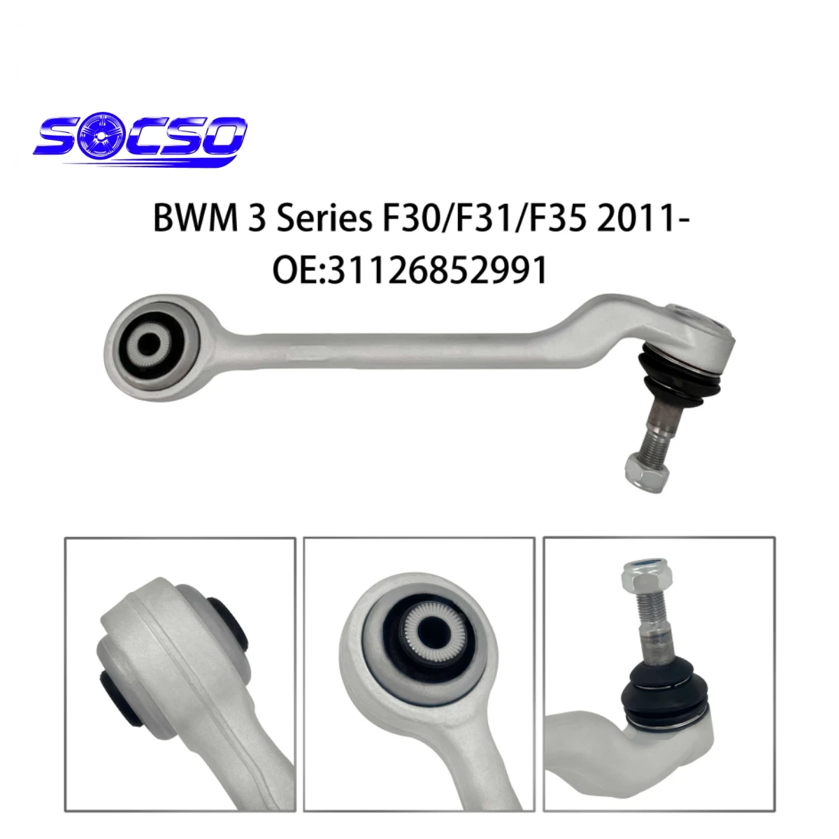 Front Left Right Rearward Control Arm for BMW F22 F23 F30 F32 F33 F36 OE 31126852991 31126852992
Front Left Right Rearward Control Arm for BMW F22 F23 F30 F32 F33 F36 OE 31126852991 31126852992