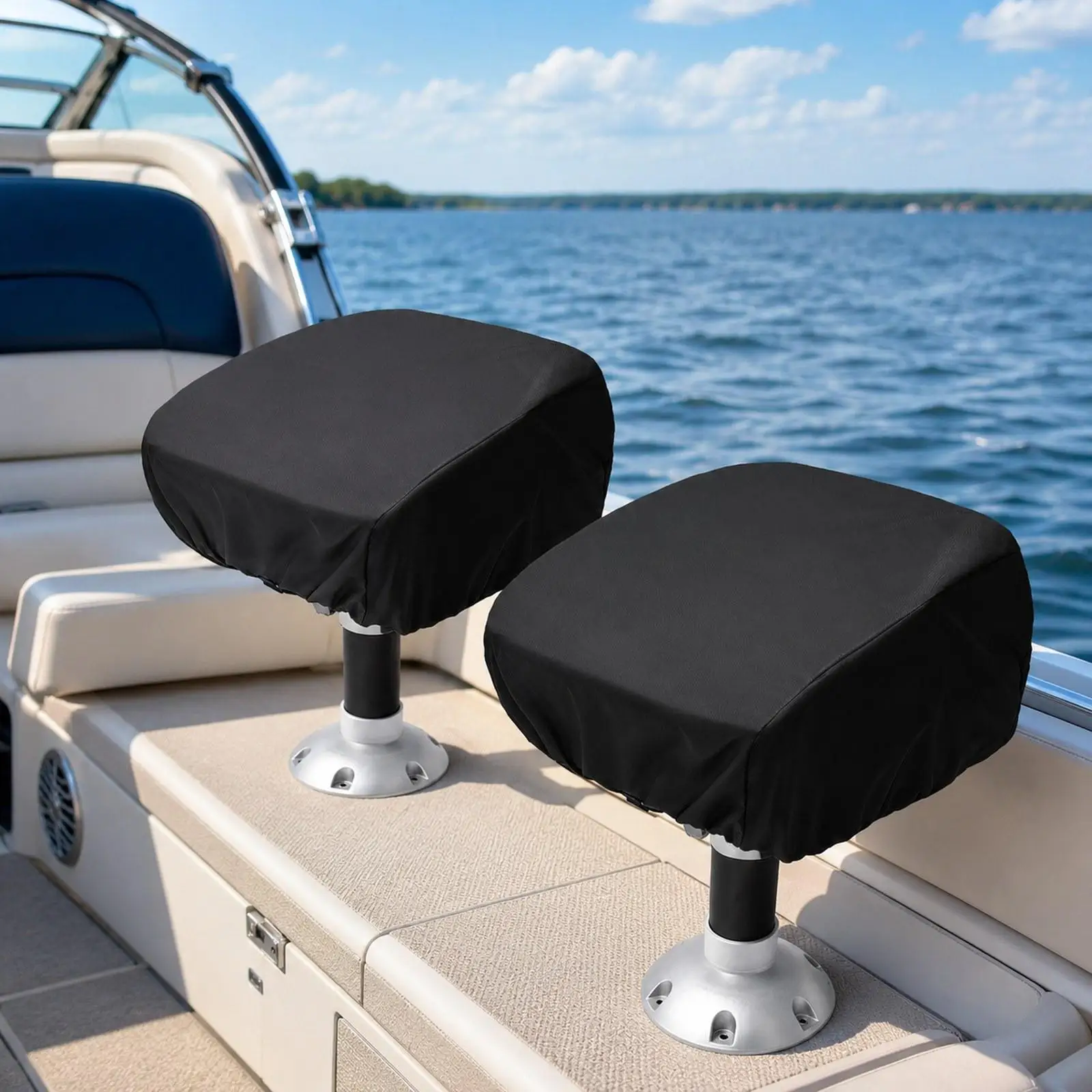 Boat Folding Chair Covers Waterproof Oxford Cloth Seat Protector for Marine Seats Pedestal Armchair
Boat Folding Chair Covers Waterproof Oxford Cloth Seat Protector for Marine Seats Pedestal Armchair