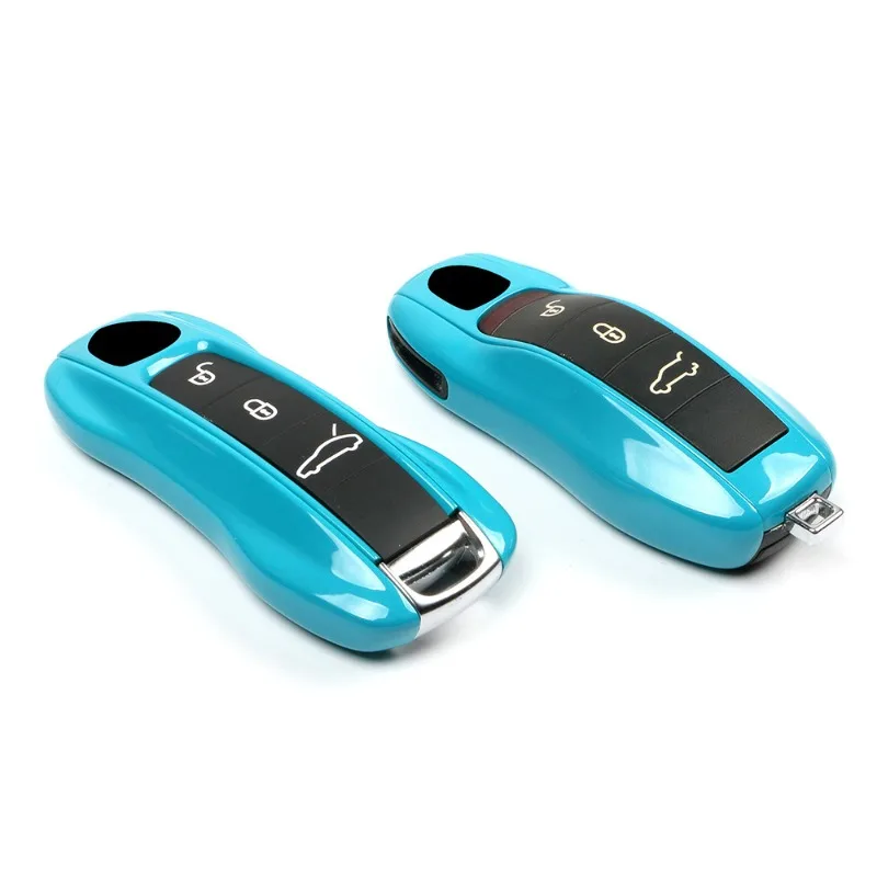 ABS Key Fob Cover for Porsche Cayenne/Macan/911/Panamera/718/Taycan (Miami Blue), Durable Plastic Case Shell with Keychain
ABS Key Fob Cover for Porsche Cayenne/Macan/911/Panamera/718/Taycan (Miami Blue), Durable Plastic Case Shell with Keychain
