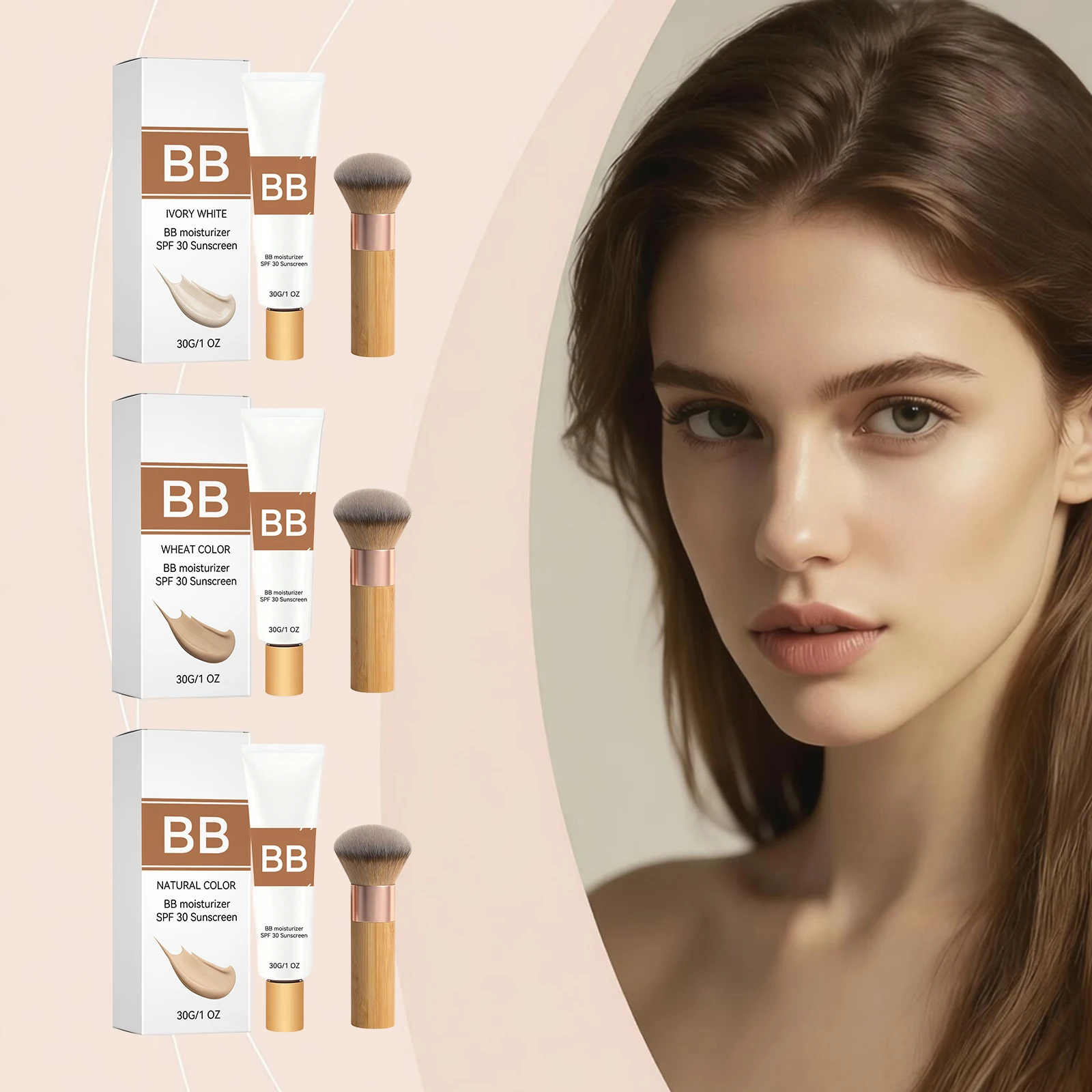 Bb Cream Sunscreen Spf30 Waterproof Lasting Control Oil Moisturize Concealer Isolation Liquid Foundation Facial Sun Block Makeup
Bb Cream Sunscreen Spf30 Waterproof Lasting Control Oil Moisturize Concealer Isolation Liquid Foundation Facial Sun Block Makeup