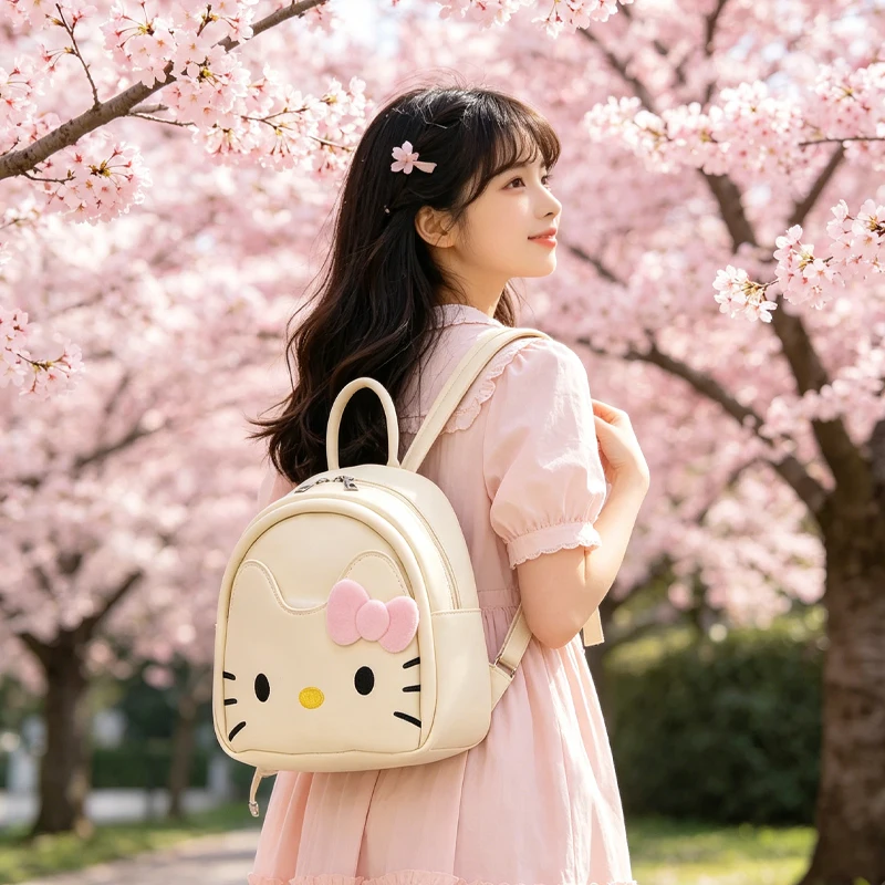 Hello Kittys Girl Backpack Bags for Woman Sanrios Cute Handbag Spring Summer Kawaii New Large Capacity Student Shoulder Bag
Hello Kittys Girl Backpack Bags for Woman Sanrios Cute Handbag Spring Summer Kawaii New Large Capacity Student Shoulder Bag