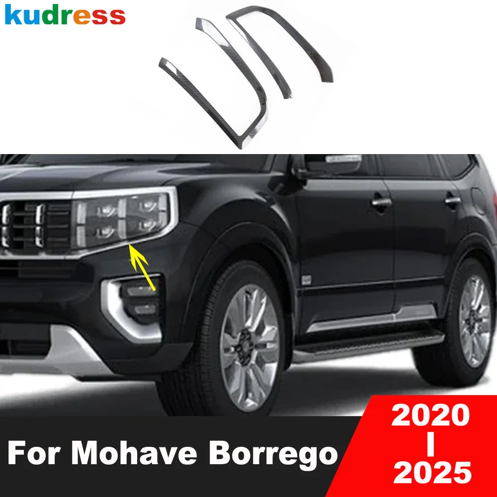 Для KIA Mohave Borrego 2020-2022 2023 2024 2025 черные автомобильные передние фары, крышка лампы, накладка на рамку фар, аксессуары
Для KIA Mohave Borrego 2020-2022 2023 2024 2025 черные автомобильные передние фары, крышка лампы, накладка на рамку фар, аксессуары
