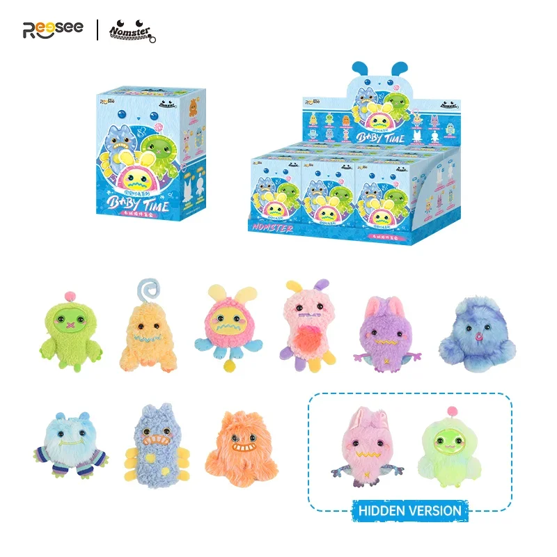 REESEE Nomster Tiny Time Mini Blind Box - Tiny Plush Keychain for Bag, 11 Styles 2 Hidden, Cute Pocket Monster Mystery Toy Gift
REESEE Nomster Tiny Time Mini Blind Box - Tiny Plush Keychain for Bag, 11 Styles 2 Hidden, Cute Pocket Monster Mystery Toy Gift