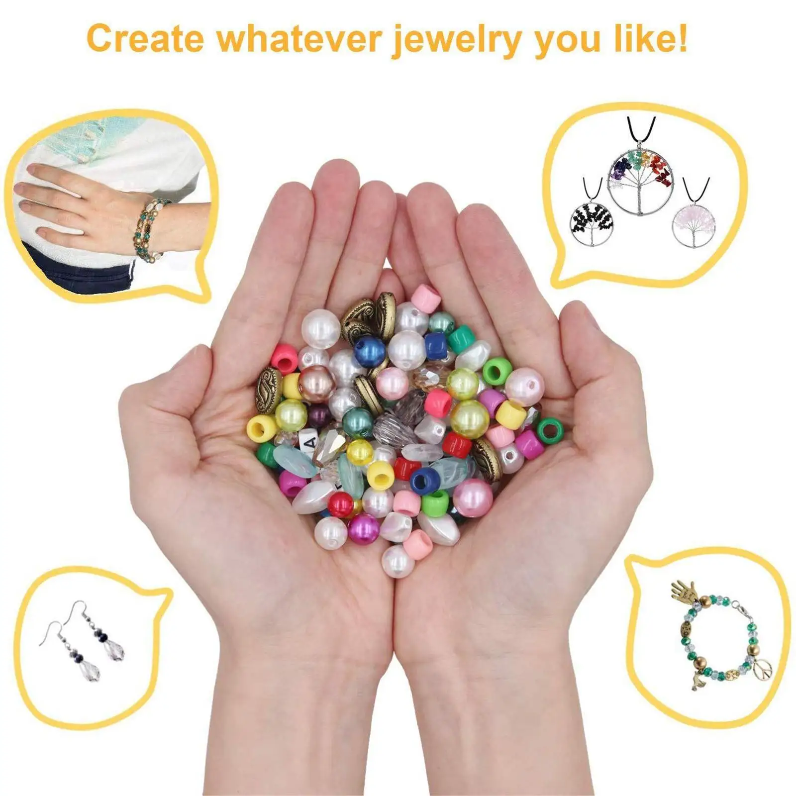 1171pcs Jewelry Making Supplies for Bracelet Findings Jewelry Making Kit
1171pcs Jewelry Making Supplies for Bracelet Findings Jewelry Making Kit
