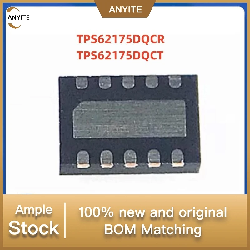 1Pcs/Lot TPS62175DQCR TPS62175DQCT TPS62175 62175DQCR 62175DQCT 10WSON
1Pcs/Lot TPS62175DQCR TPS62175DQCT TPS62175 62175DQCR 62175DQCT 10WSON