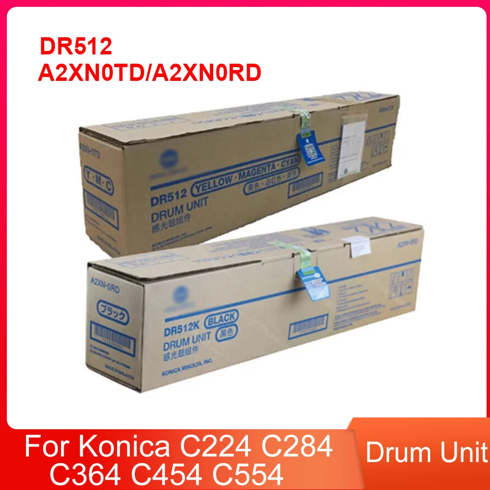 A2XN0TD A2XN0RD Original DR512 CMYK Imaging Drum Unit for Konica Minolta Bizhub C224 C284 C364 C454 C554 Drum Kit
A2XN0TD A2XN0RD Original DR512 CMYK Imaging Drum Unit for Konica Minolta Bizhub C224 C284 C364 C454 C554 Drum Kit