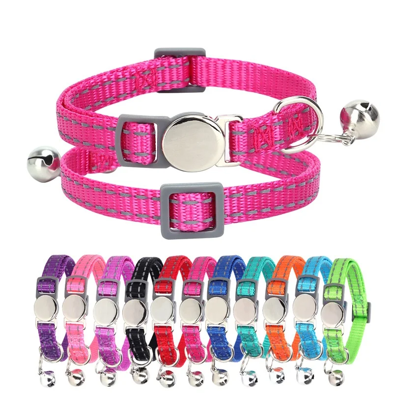 Break-away Original Metal Buckle Nylon Reflective Cat Collar Engravable Anti-lost Pet Outdoor Walking Accessories Supplies
Break-away Original Metal Buckle Nylon Reflective Cat Collar Engravable Anti-lost Pet Outdoor Walking Accessories Supplies