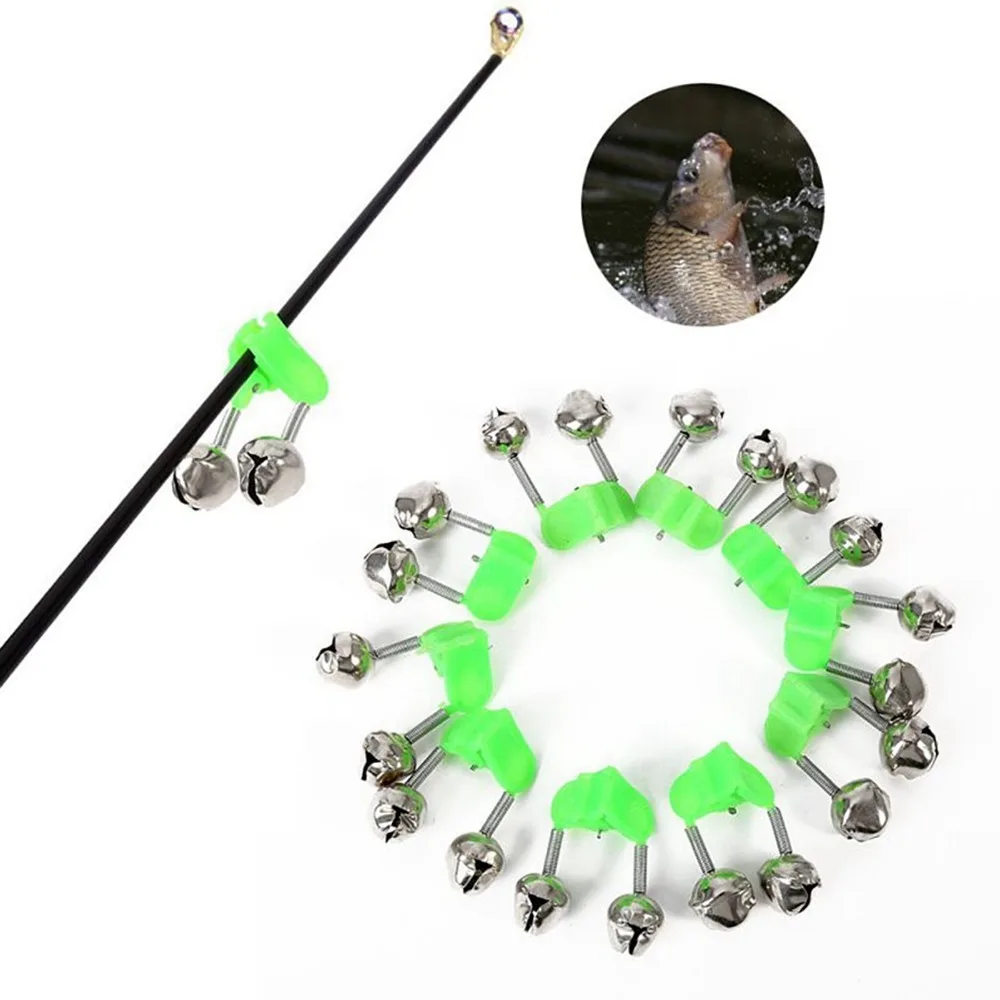 20/50PCS Double Spring Clip Fishing Bells Clip On Plastic Iron Fishing Rod Alarm Bells 46*32mm Lightweight Bite Alarm Bells
20/50PCS Double Spring Clip Fishing Bells Clip On Plastic Iron Fishing Rod Alarm Bells 46*32mm Lightweight Bite Alarm Bells