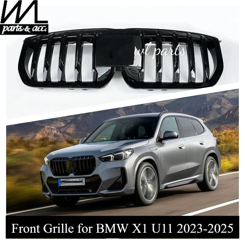 New Style Gloss Black Front Bumper Grille for 2023-2025 BMW X1 U11 Front Kidney Single Slat Racing Grill ABS Plastic Car Styling
New Style Gloss Black Front Bumper Grille for 2023-2025 BMW X1 U11 Front Kidney Single Slat Racing Grill ABS Plastic Car Styling