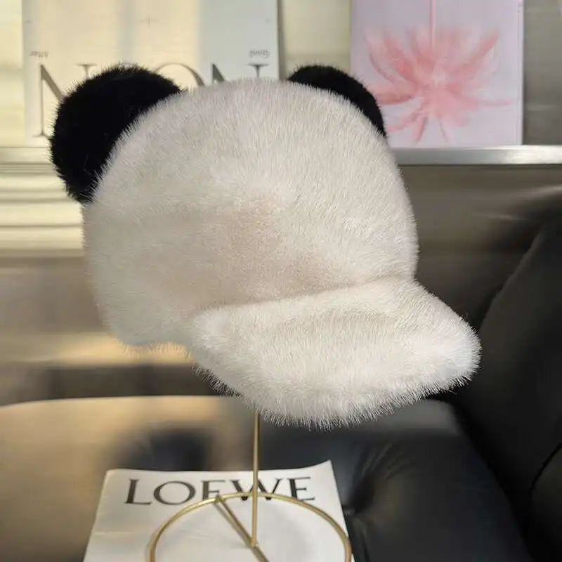 Faux Mink Fur Hat Winter Plush Duckbill Cap Cold-Proof Warm Fluffy Fur Hat Thick Warm Ear Caps Outdoor Ear Protection Fur Hat
Faux Mink Fur Hat Winter Plush Duckbill Cap Cold-Proof Warm Fluffy Fur Hat Thick Warm Ear Caps Outdoor Ear Protection Fur Hat