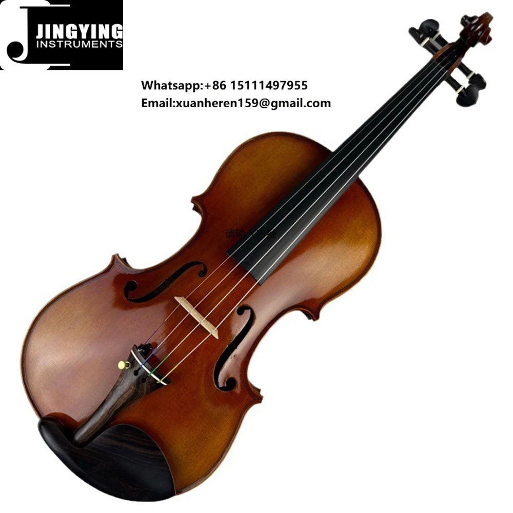 2025 String Instruments,JYVL-S300 High-end Handmade Solo Violin Oil-based Paint Single Board Flamed Maple Professional Violin
2025 String Instruments,JYVL-S300 High-end Handmade Solo Violin Oil-based Paint Single Board Flamed Maple Professional Violin