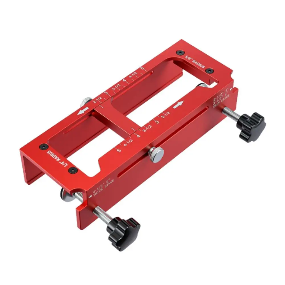Aluminum Alloy Door Hinge Jig Durable Stable Locator Hinge Drilling Fixture Combination High Accuracy Door Hinge Template Kit
Aluminum Alloy Door Hinge Jig Durable Stable Locator Hinge Drilling Fixture Combination High Accuracy Door Hinge Template Kit