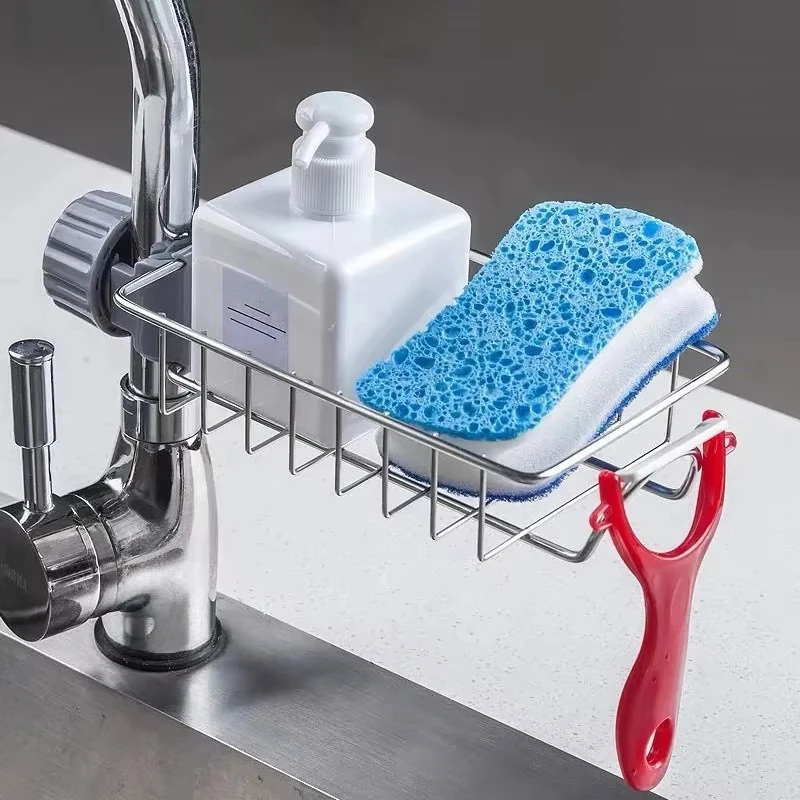 1pcs Kitchen Sink Drain Holder Adjustable Height Flexible and Rotatable Hanging Faucet Rack Suitable for Soap Sponges Brushes
1pcs Kitchen Sink Drain Holder Adjustable Height Flexible and Rotatable Hanging Faucet Rack Suitable for Soap Sponges Brushes