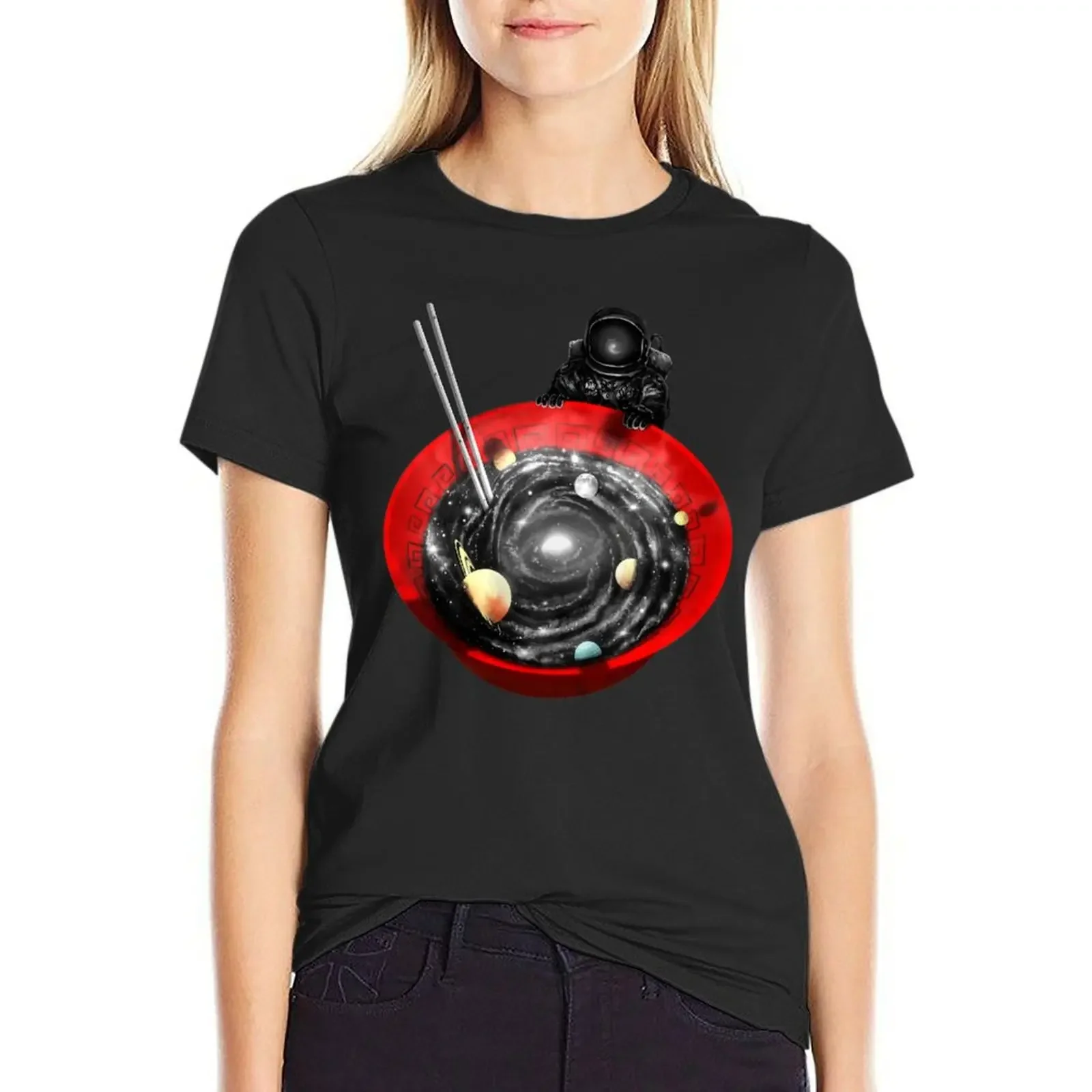 Cosmic Ramen II T-Shirt blacks customizeds Short sleeve tee black t shirts for Women
Cosmic Ramen II T-Shirt blacks customizeds Short sleeve tee black t shirts for Women