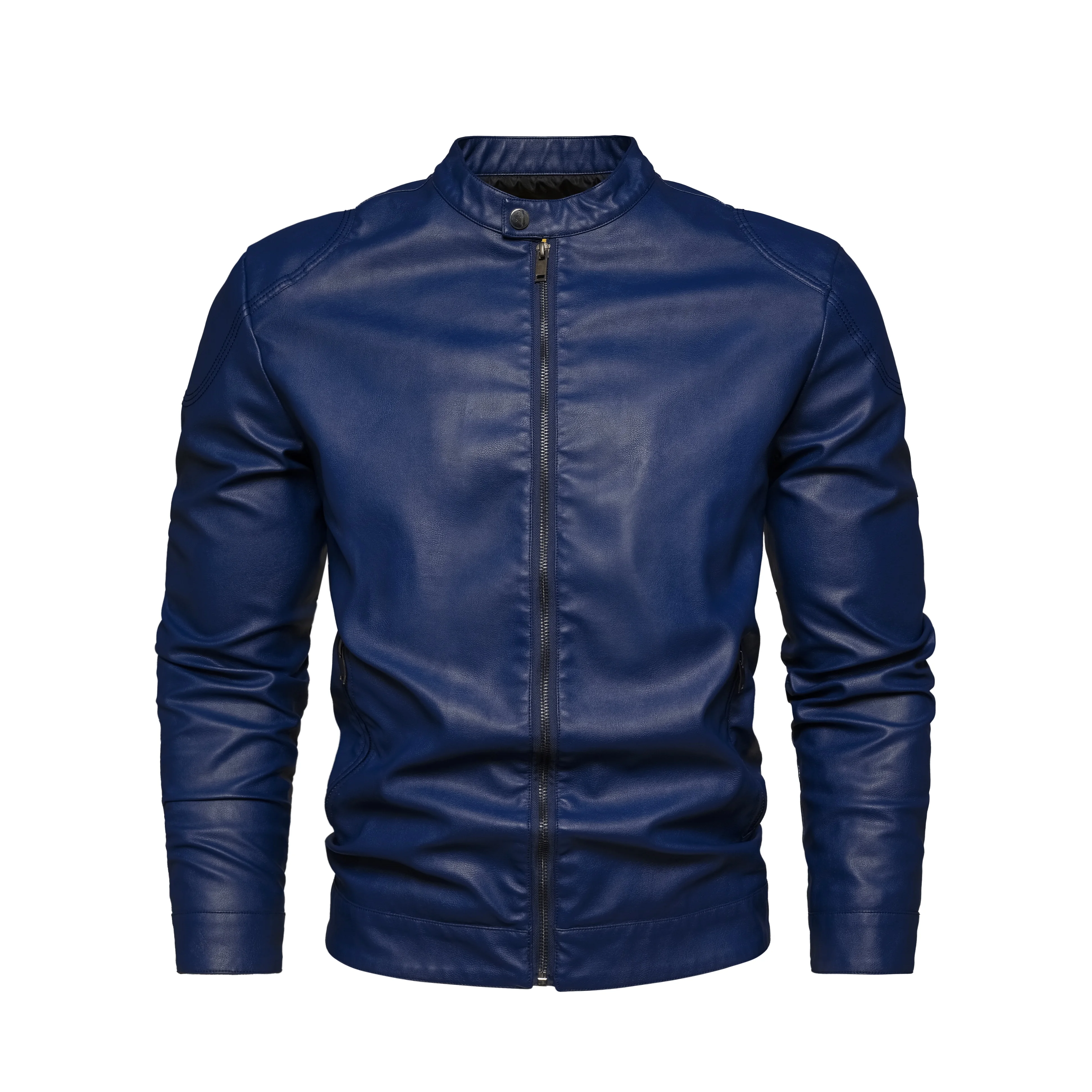 Men's Retro Style PU Biker Jacket Casual Solid Color Zip up Stand Collar Faux Leather Spring Fall Outerwear
Men's Retro Style PU Biker Jacket Casual Solid Color Zip up Stand Collar Faux Leather Spring Fall Outerwear