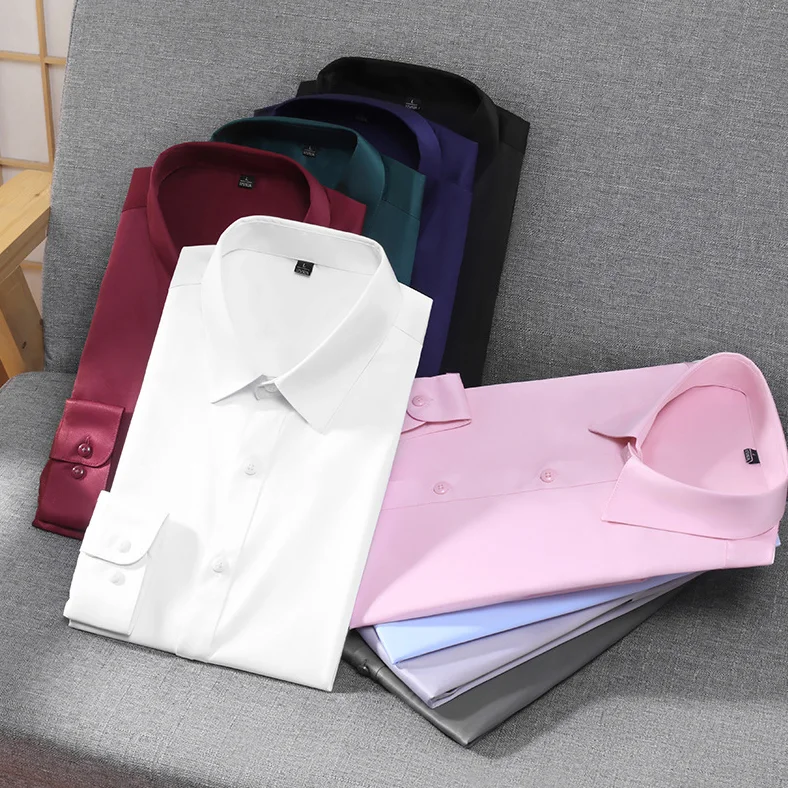 Men's Formal Wear New Fashion Long Sleeve Shirt Breathable Big Size Slim Fit Casual Shirt Cheap Men Shirts
Men's Formal Wear New Fashion Long Sleeve Shirt Breathable Big Size Slim Fit Casual Shirt Cheap Men Shirts