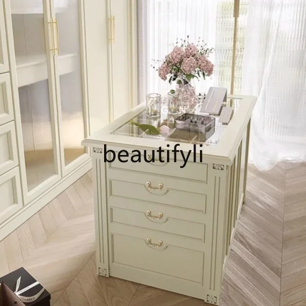 zqxCream Wind Light Luxury Solid Wood Jewelry Display Cabinet Cloakroom Jewelry Bucket Cabinet High-end Jewelry Storage Cabinet
zqxCream Wind Light Luxury Solid Wood Jewelry Display Cabinet Cloakroom Jewelry Bucket Cabinet High-end Jewelry Storage Cabinet