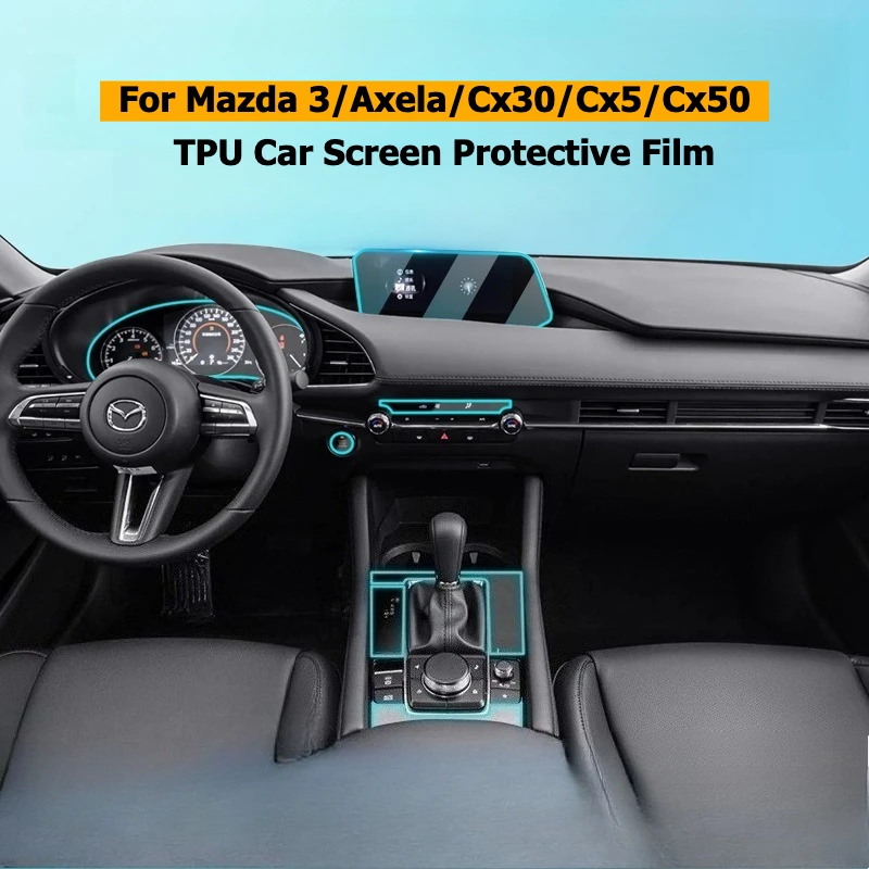 For Mazda3 Axela CX30 CX5 CX50 TPU Screen Protective Film Car Center Console Anti-Scratch Protector Sticker Interior Accessories
For Mazda3 Axela CX30 CX5 CX50 TPU Screen Protective Film Car Center Console Anti-Scratch Protector Sticker Interior Accessories
