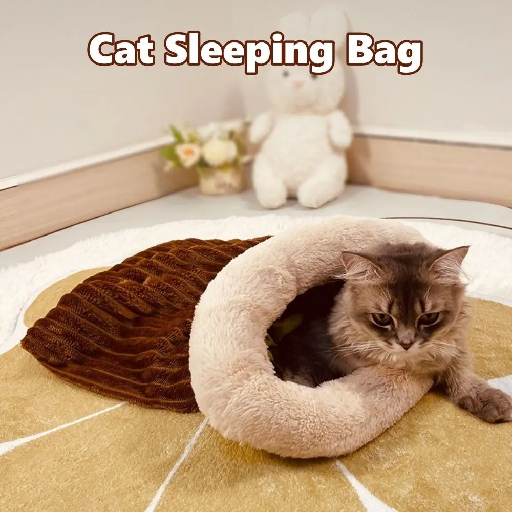 New Winter Cat Sleeping Bag Soft Warm Coffee Gray Tunnel Cat Nest Pets Accessories Comfortable Closed Pet House for Puppy Kitten
New Winter Cat Sleeping Bag Soft Warm Coffee Gray Tunnel Cat Nest Pets Accessories Comfortable Closed Pet House for Puppy Kitten