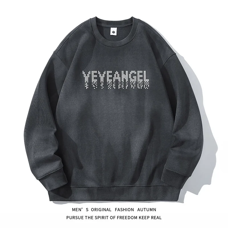 American casual men's hoodie autumn 2024 new round neck loose fashion trendy brand couple clothing versatile long sleeved shirt
American casual men's hoodie autumn 2024 new round neck loose fashion trendy brand couple clothing versatile long sleeved shirt