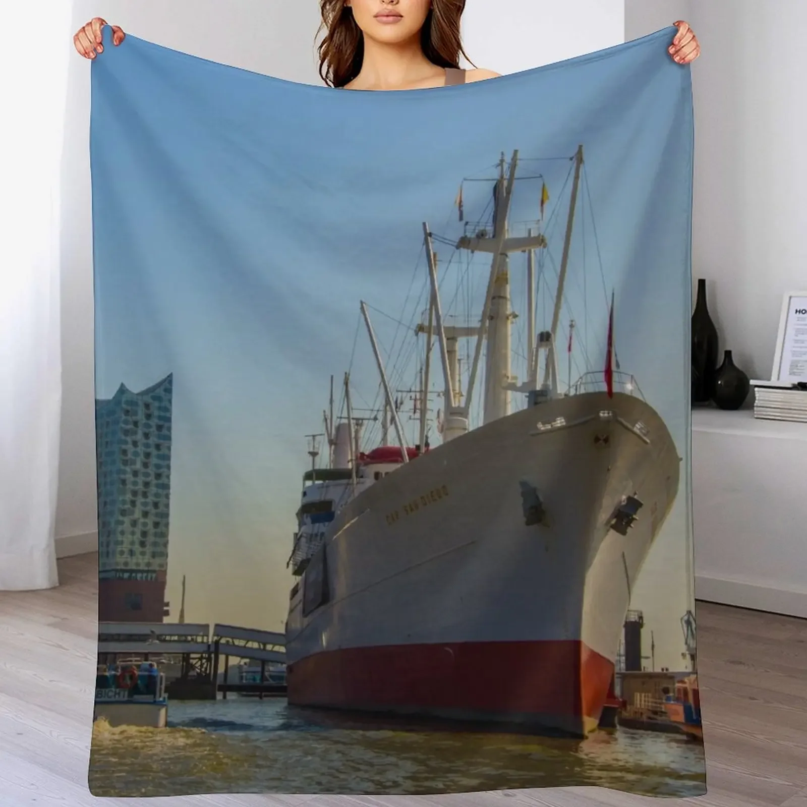 Cap San Diego - Hamburg Throw Blanket Retros Fashion Sofas Personalized Gift decorative Blankets
Cap San Diego - Hamburg Throw Blanket Retros Fashion Sofas Personalized Gift decorative Blankets