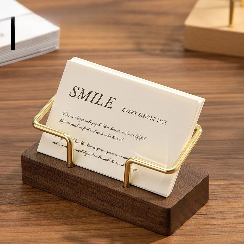 1PCS Professional Wooden Metal Business Card Holder for Hotel Reception Desk Restaurant Desktop - Multipurpose Card Display
1PCS Professional Wooden Metal Business Card Holder for Hotel Reception Desk Restaurant Desktop - Multipurpose Card Display