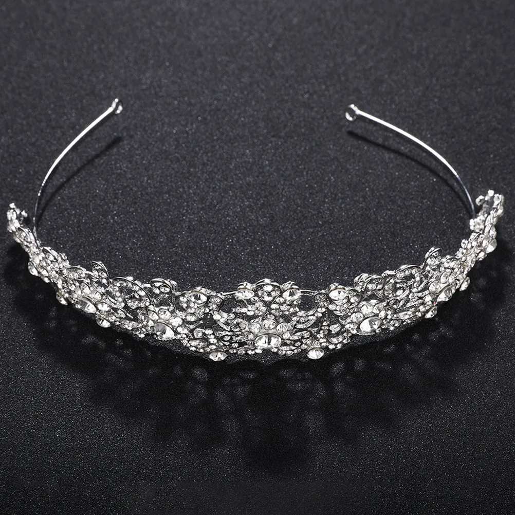 1Pcs Elegant Rhinestone Wedding Crown Hairband for Brides Bridal Headdress Glitter Jewelry Accessory for Wedding Engagement
1Pcs Elegant Rhinestone Wedding Crown Hairband for Brides Bridal Headdress Glitter Jewelry Accessory for Wedding Engagement