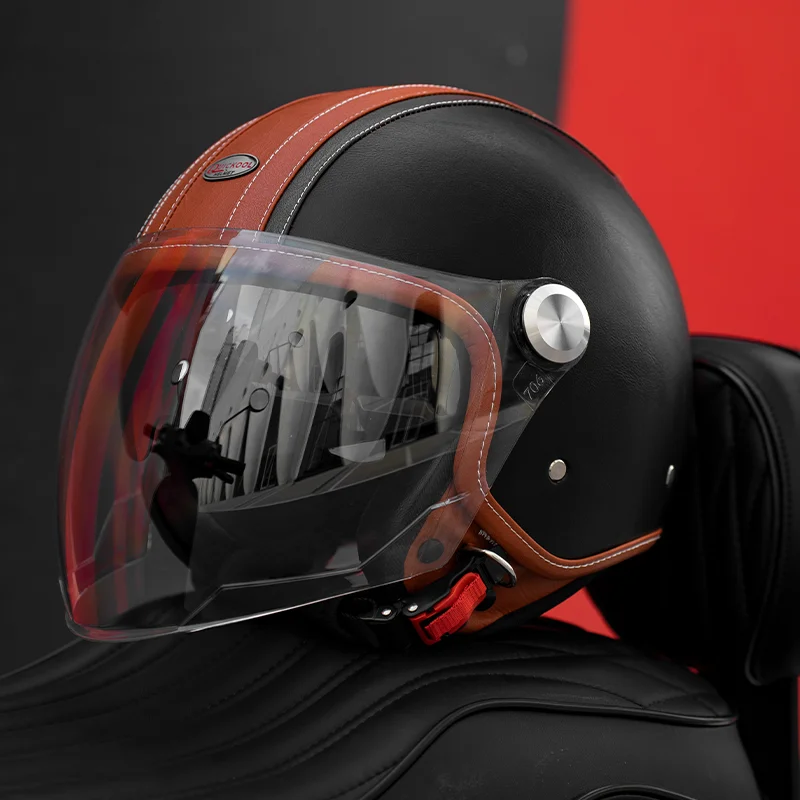 Ударопрочный мотоциклетный шлем 3/4 с открытым лицом и усиленным корпусом, максимальная безопасность для повседневного туризма, унисекс
Ударопрочный мотоциклетный шлем 3/4 с открытым лицом и усиленным корпусом, максимальная безопасность для повседневного туризма, унисекс