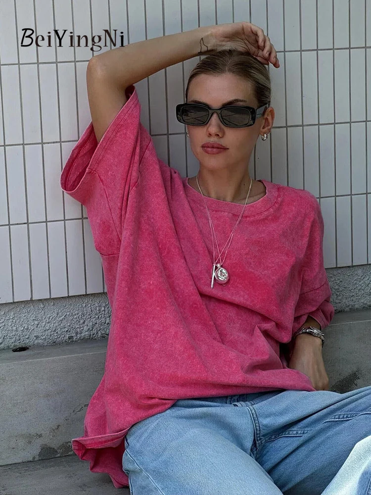 Beiyingni High Street Cool Oversized T-shirt Women Retro Loose Casual Summer Y2K Top Girls Harajuku Fashion Chic 2024 Tee Shirts
Beiyingni High Street Cool Oversized T-shirt Women Retro Loose Casual Summer Y2K Top Girls Harajuku Fashion Chic 2024 Tee Shirts