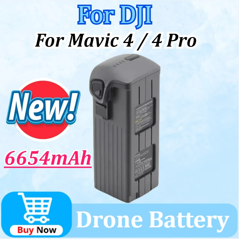 New 14.32V 6654mAh for DJI Mavic 4 / 4 Pro Flight Time 51 Minutes Intelligent Flight Battery in Stock Fast Charging High Quality
New 14.32V 6654mAh for DJI Mavic 4 / 4 Pro Flight Time 51 Minutes Intelligent Flight Battery in Stock Fast Charging High Quality