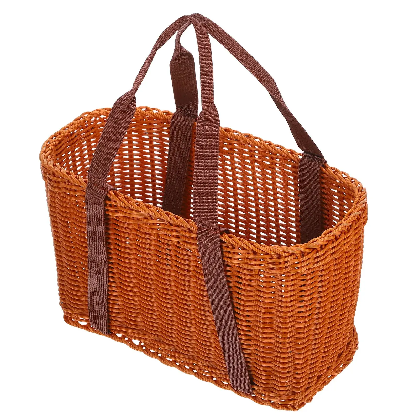 Rattan Shopping Basket Large Size Handwoven Kitchen Storage Baskets for Fruit Handmade Container Portable Handle Bag
Rattan Shopping Basket Large Size Handwoven Kitchen Storage Baskets for Fruit Handmade Container Portable Handle Bag