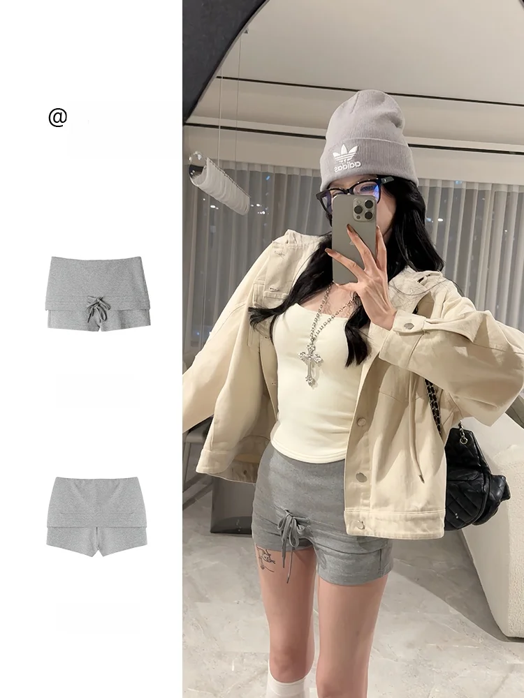 Модные вязаные юбка-шорты А-силуэта с завязками для женщин: весенние, для дома и улицы, повседневные, удобные, из смесового хлопка
Модные вязаные юбка-шорты А-силуэта с завязками для женщин: весенние, для дома и улицы, повседневные, удобные, из смесового хлопка