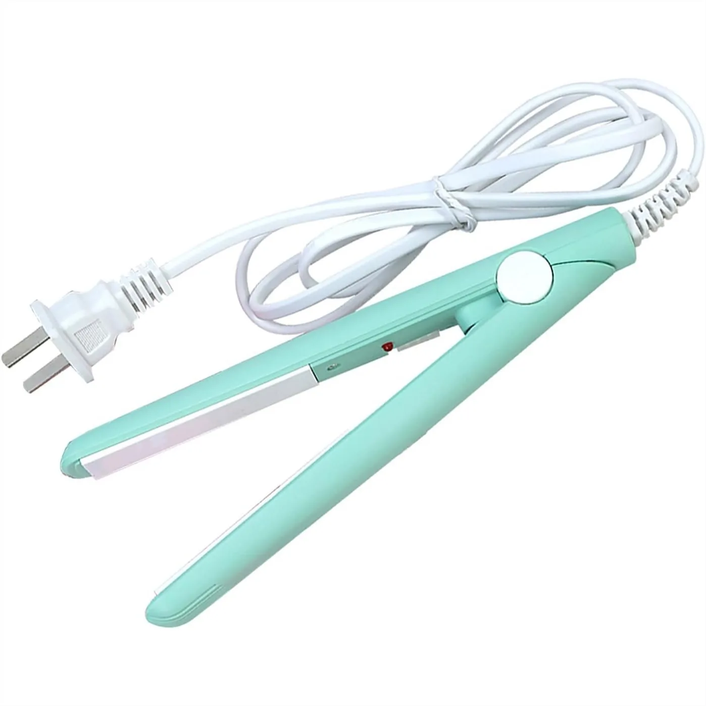 Mini Hair Straightener 2 in 1 Flat Iron for Straightening and Curling, Ceramic Tourmaline Plate, 100-240V 20W US Plug Green
Mini Hair Straightener 2 in 1 Flat Iron for Straightening and Curling, Ceramic Tourmaline Plate, 100-240V 20W US Plug Green