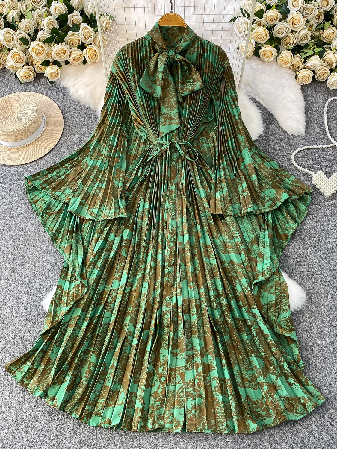 Женская длинная юбка А-силуэта с высокой талией, V-образным вырезом, рукавами-колоколами, мягкая, средней длины, без эластана
Женская длинная юбка А-силуэта с высокой талией, V-образным вырезом, рукавами-колоколами, мягкая, средней длины, без эластана