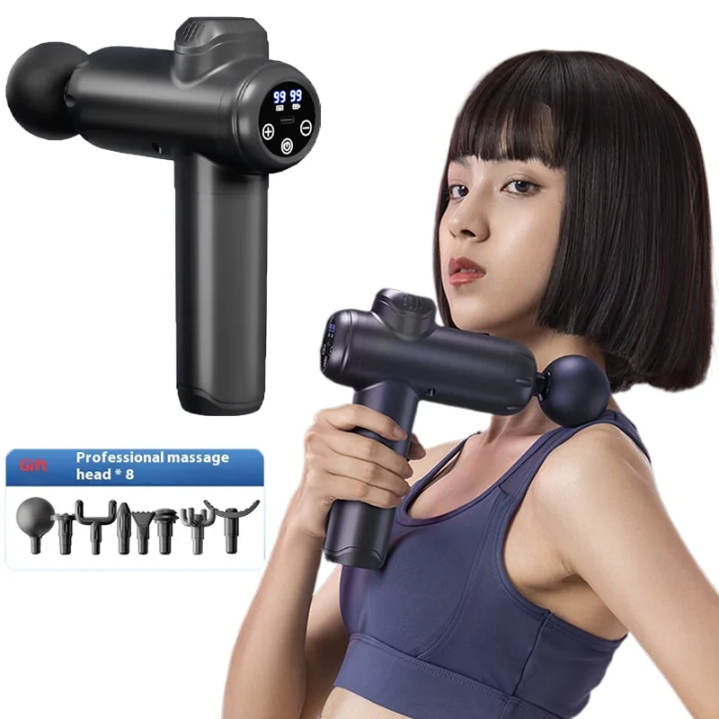 Hot selling intelligent and convenient fascia gun muscle massager professional level rechargeable mobile home fitness fascia gun
Hot selling intelligent and convenient fascia gun muscle massager professional level rechargeable mobile home fitness fascia gun