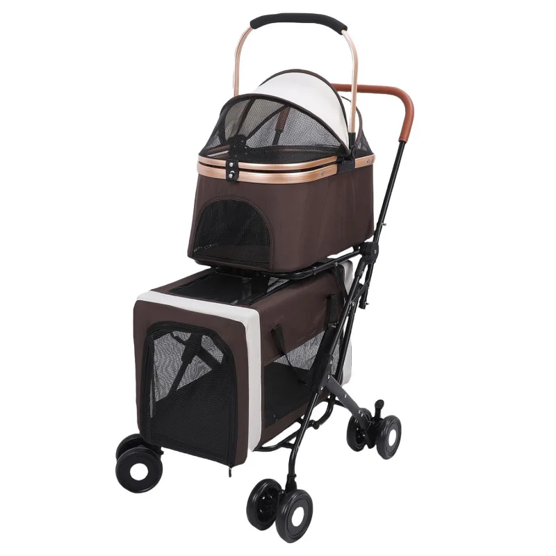2026 New:Layer Pet Stroller, 2 Tier Detachable Foldable Lightweight Travel Dog, with Multi Functional Des
2026 New:Layer Pet Stroller, 2 Tier Detachable Foldable Lightweight Travel Dog, with Multi Functional Des