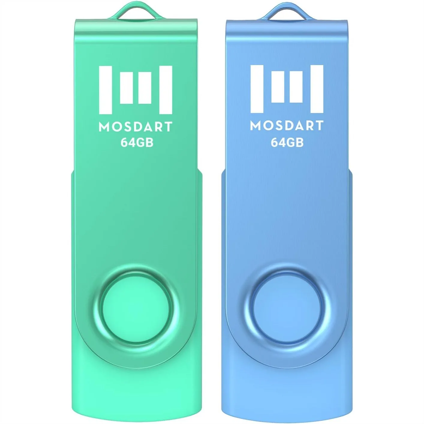 64GB USB 2.0 Flash Drive with Swivel Design and LED Indicator, exFAT Memory Stick for Computers, System Backup, Data Storage
64GB USB 2.0 Flash Drive with Swivel Design and LED Indicator, exFAT Memory Stick for Computers, System Backup, Data Storage