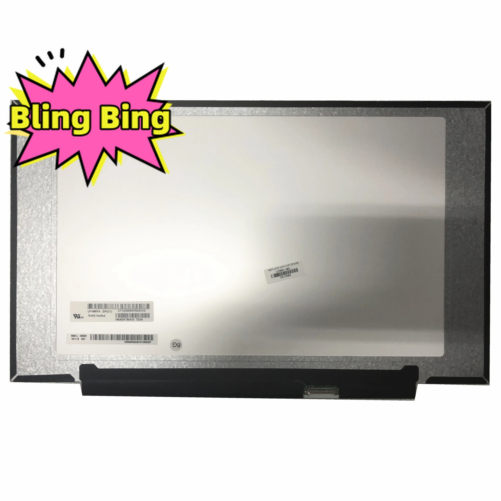 LP140WFA SPC1 fit LP140WFA-SPD1 30 Pins 1920*1080 Panel 14,0 ''ноутбук EDP LCD Screen
LP140WFA SPC1 fit LP140WFA-SPD1 30 Pins 1920*1080 Panel 14,0 ''ноутбук EDP LCD Screen