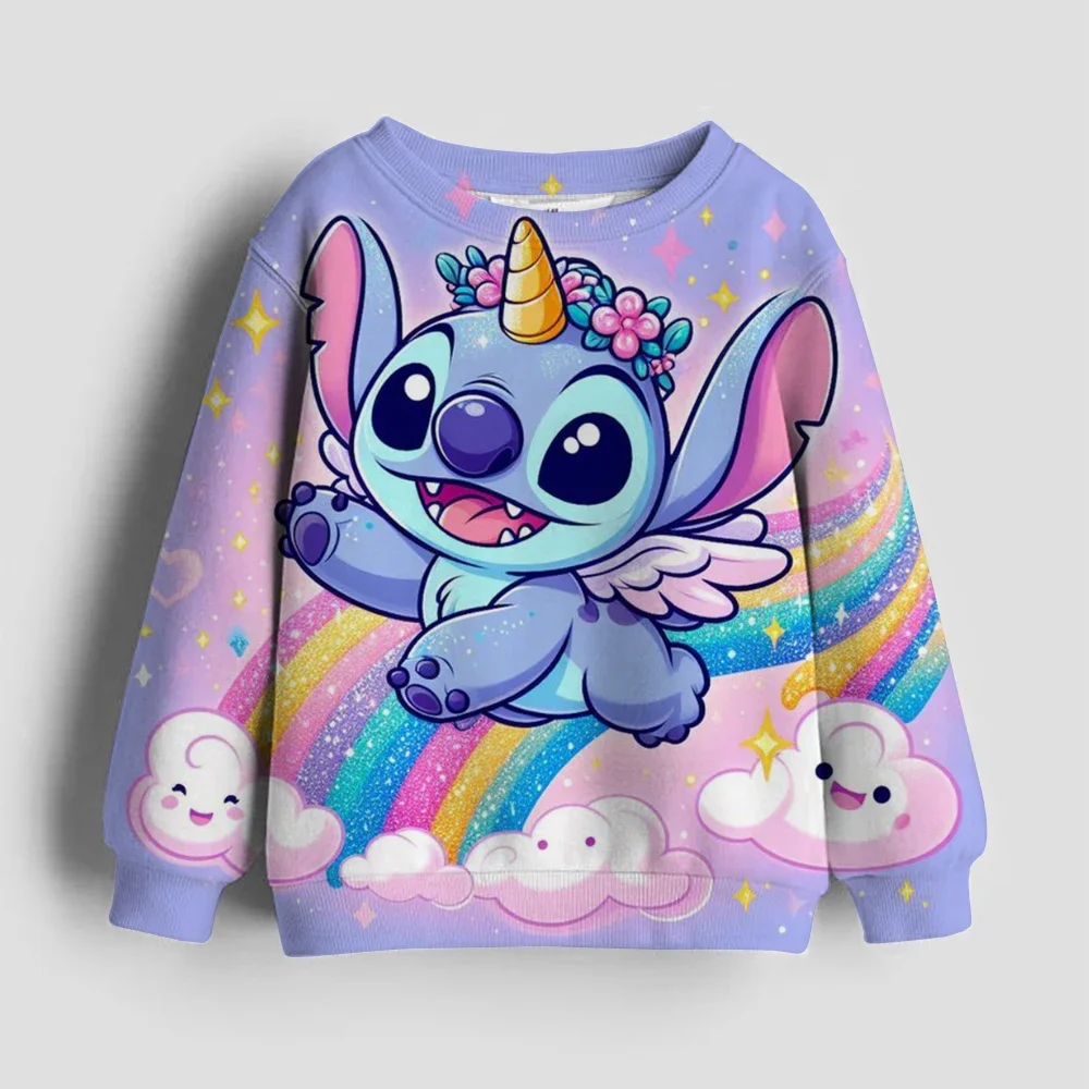 Spring and Autumn Children's Disney Stitch Sportswear Fashion Cartoon Style Boys and Girls Round Neck Christmas Hoodies
Spring and Autumn Children's Disney Stitch Sportswear Fashion Cartoon Style Boys and Girls Round Neck Christmas Hoodies