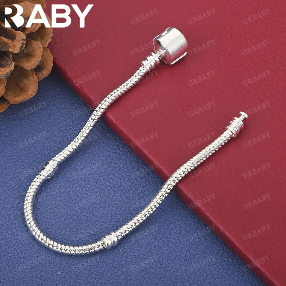 URBABY 925 Sterling Silver Round Snake Bracelet For Women and Men Fashion Jewelry Party Birthday Gifts
URBABY 925 Sterling Silver Round Snake Bracelet For Women and Men Fashion Jewelry Party Birthday Gifts