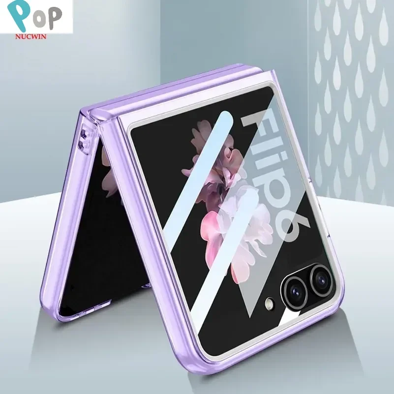 Z Flip 5 6 Case Large Window 360 Built-in Screen Protector Transparent PC Cover for Samsung Z Flip 6 Case for Galaxy Z Flip 5
Z Flip 5 6 Case Large Window 360 Built-in Screen Protector Transparent PC Cover for Samsung Z Flip 6 Case for Galaxy Z Flip 5
